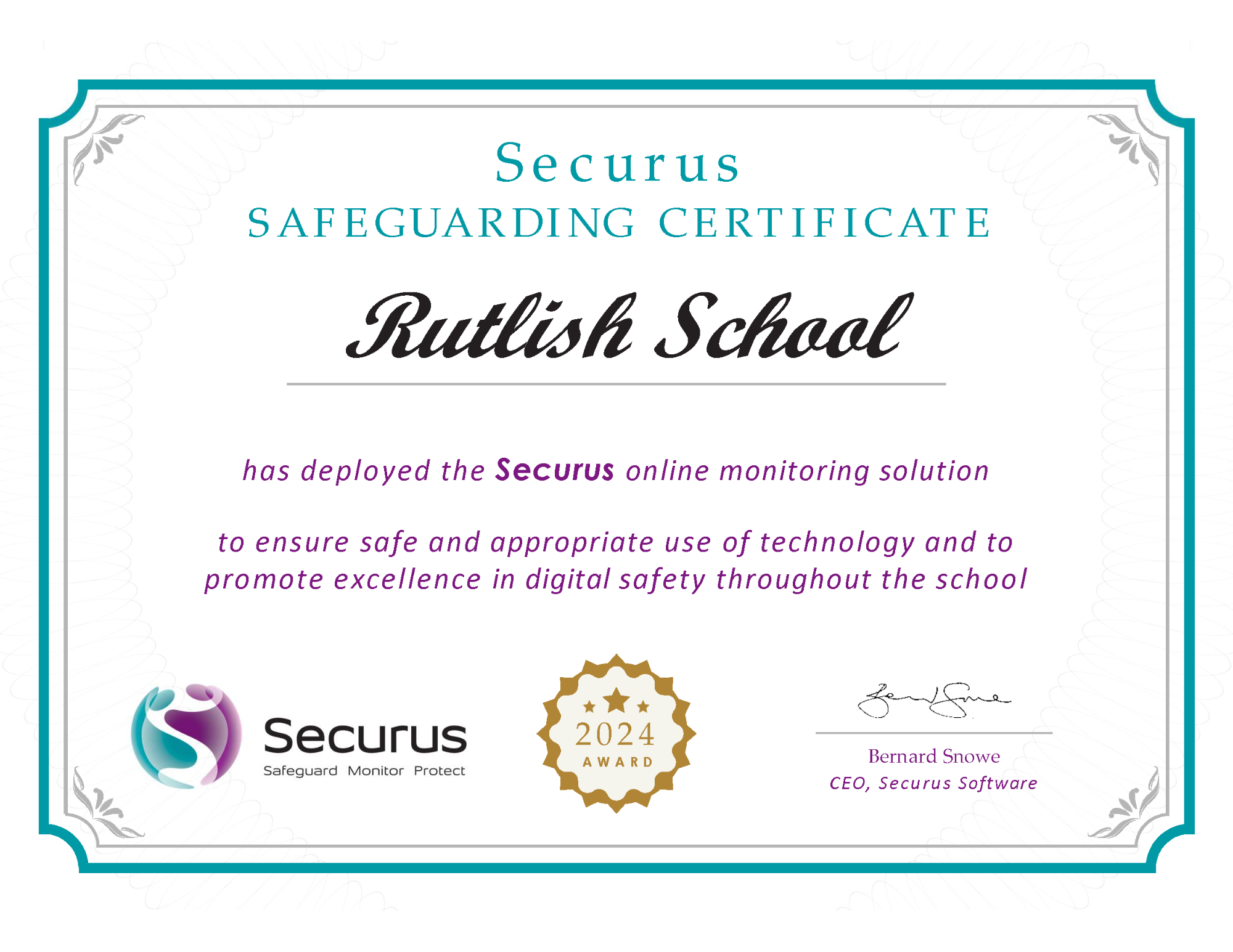 Safeguarding Certificate 2024