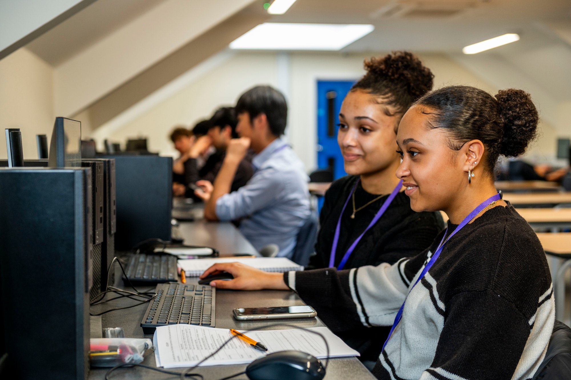 Rutlish sixth form sixth form students in class